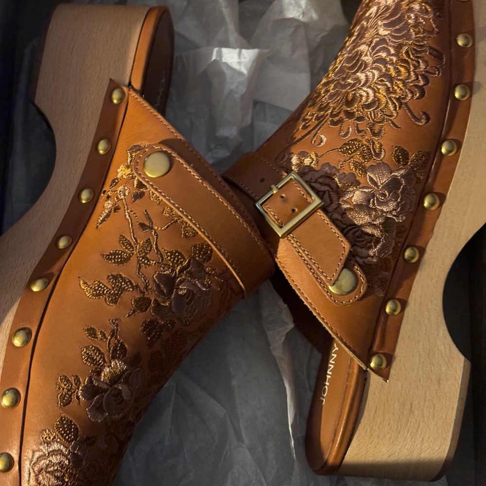 Johnny Was bought brand new at a boutique and I wore them once.
